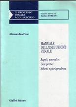 manuale dell'esecuzione penale